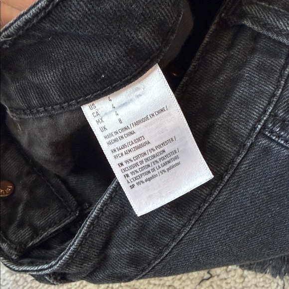 American Eagle Black Denim Skirt | Size 4 - Picture 2 of 5